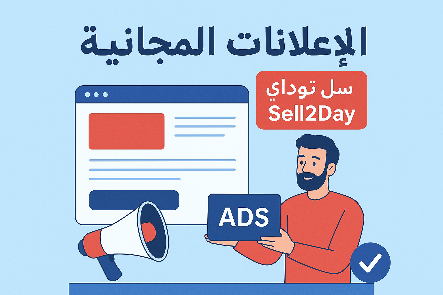أفضل موقع إعلانات مجانية | سل توداي Sell2Day للإعلانات المبوبة المجانية في السعودية